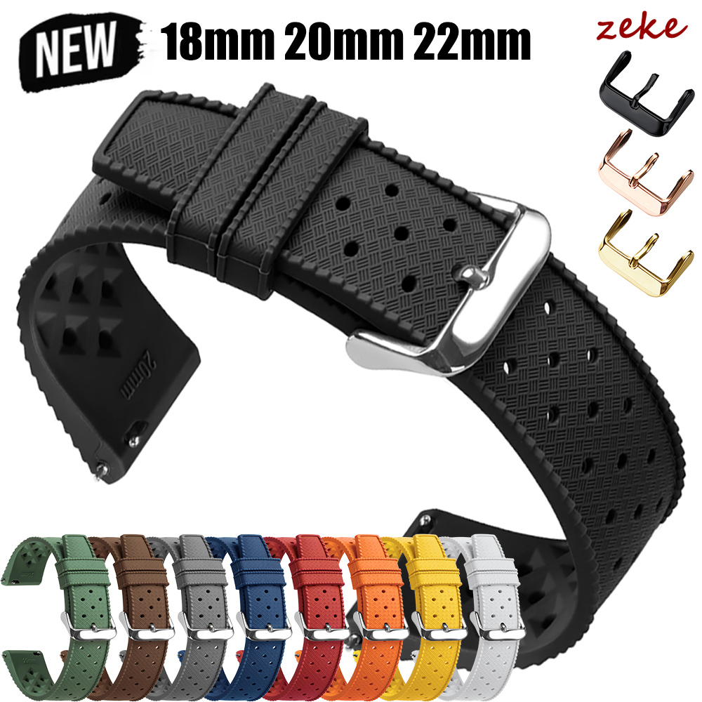 Citizen Watches Smartwatch - Quick Release Tropical Silicone Watch Band