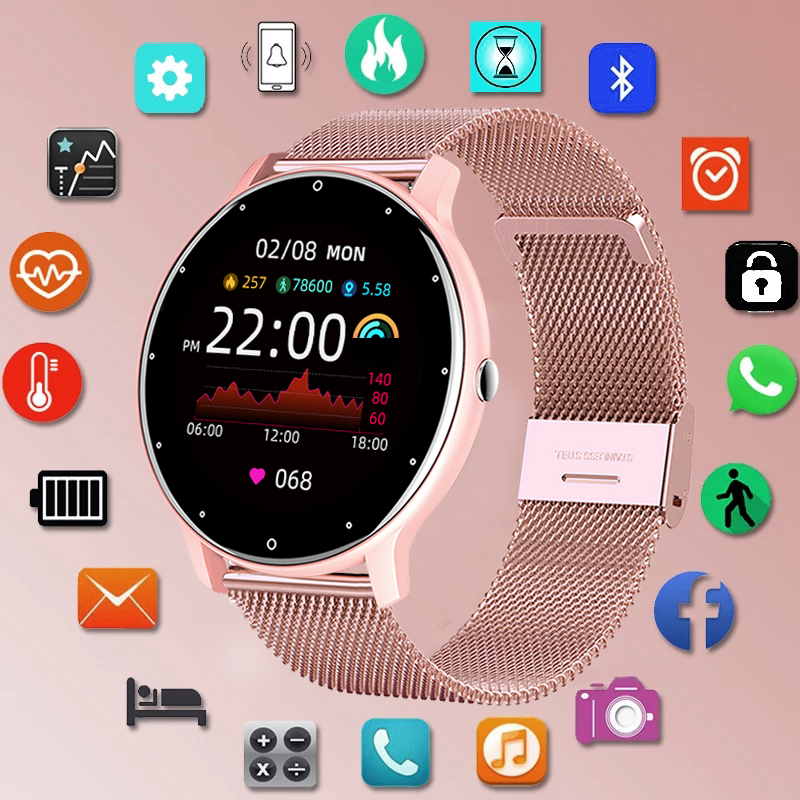 Smartwatch Angelo Watches - LIGE Waterproof Women Smart Band Watch
