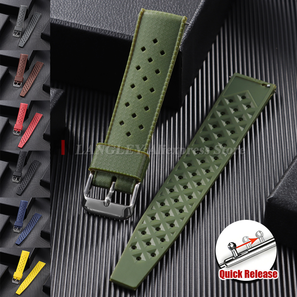 Citizen Watches Smartwatch - Tropical Silicone Watch Band Quick Release