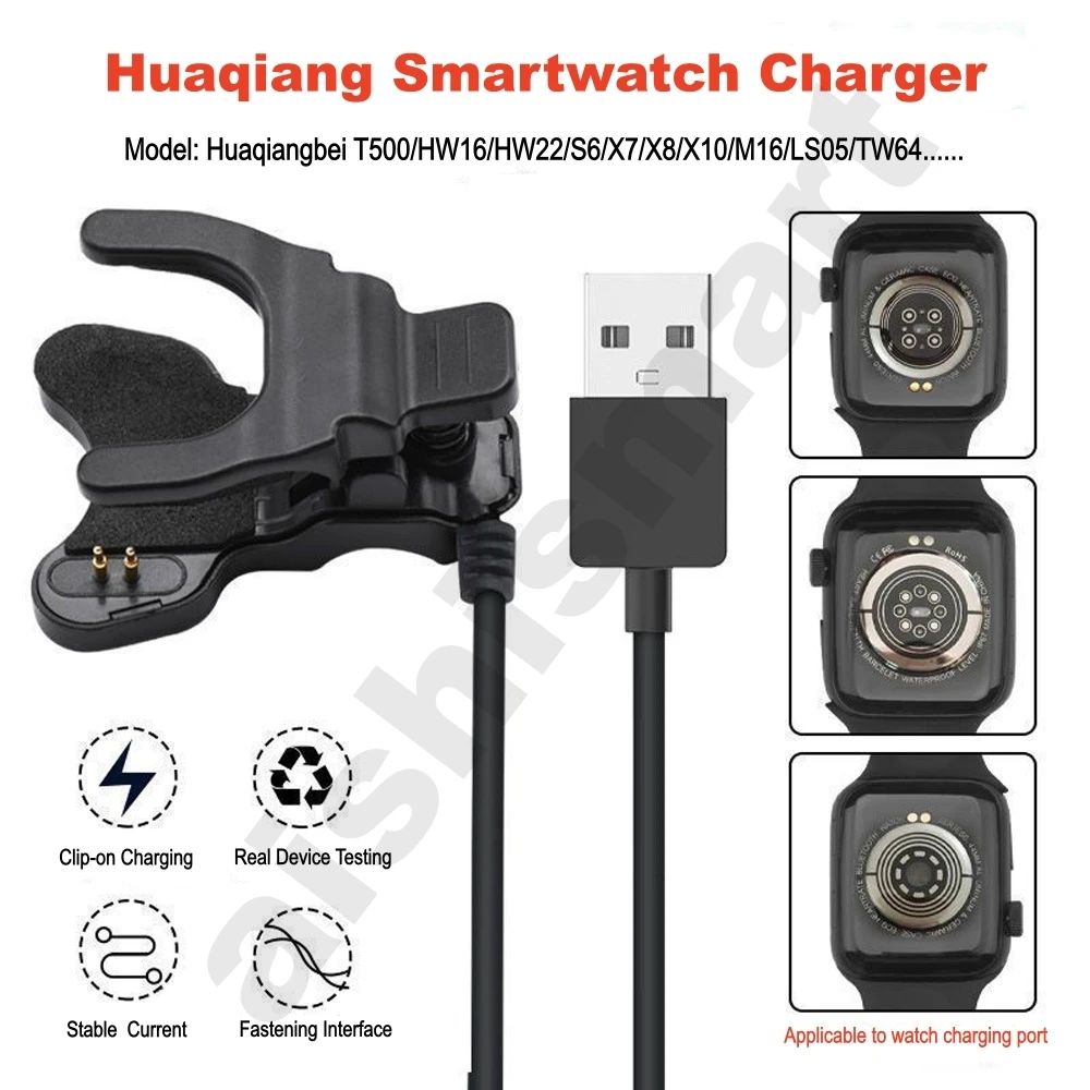 Clip Charger 2pin 3pin 3mm 4mm - Watch X7 review and price
