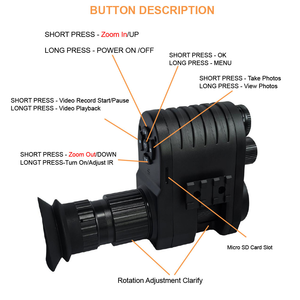 Hunting and bird watching 50mm - Watches Original review and price