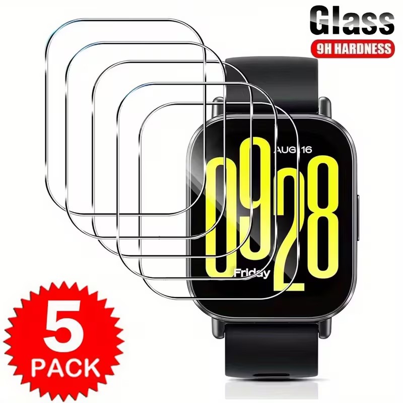 1-5Pcs Tempered Glass for Xiao - Smartwatch Redmi Watches review and price