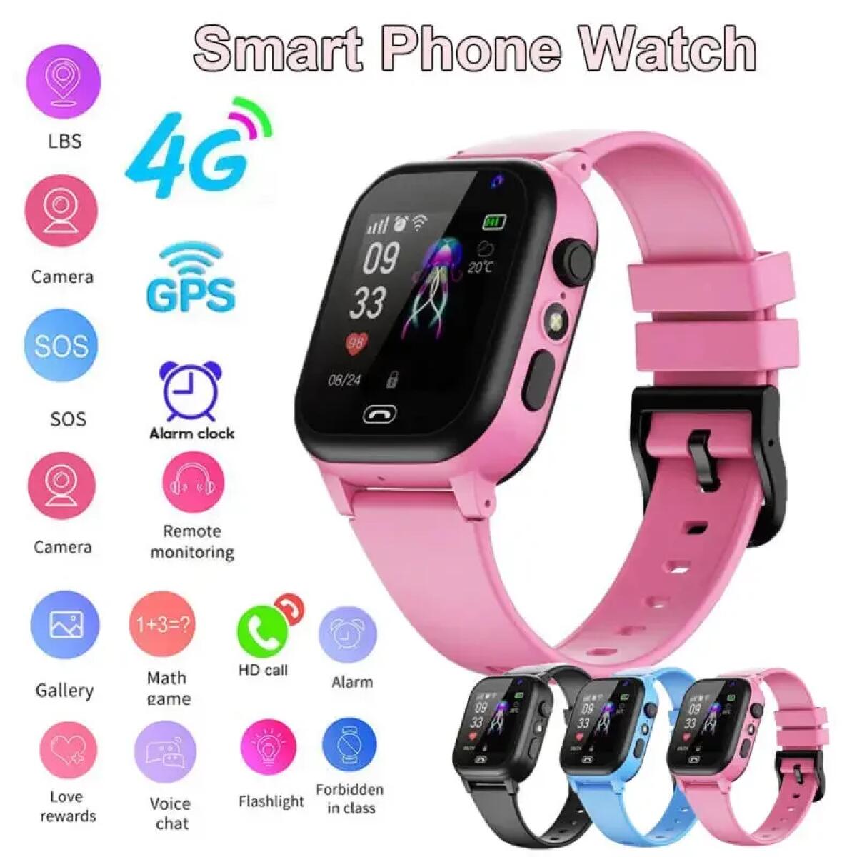 Kids Smart Watch 4G Multifunct - Smartwatch Digital Watches For Kids review and price