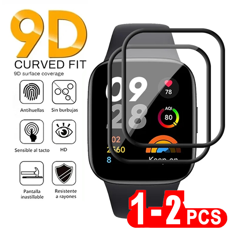 2 Pcs Tempered Glass for Redmi - Smartwatch Redmi Watches review and price