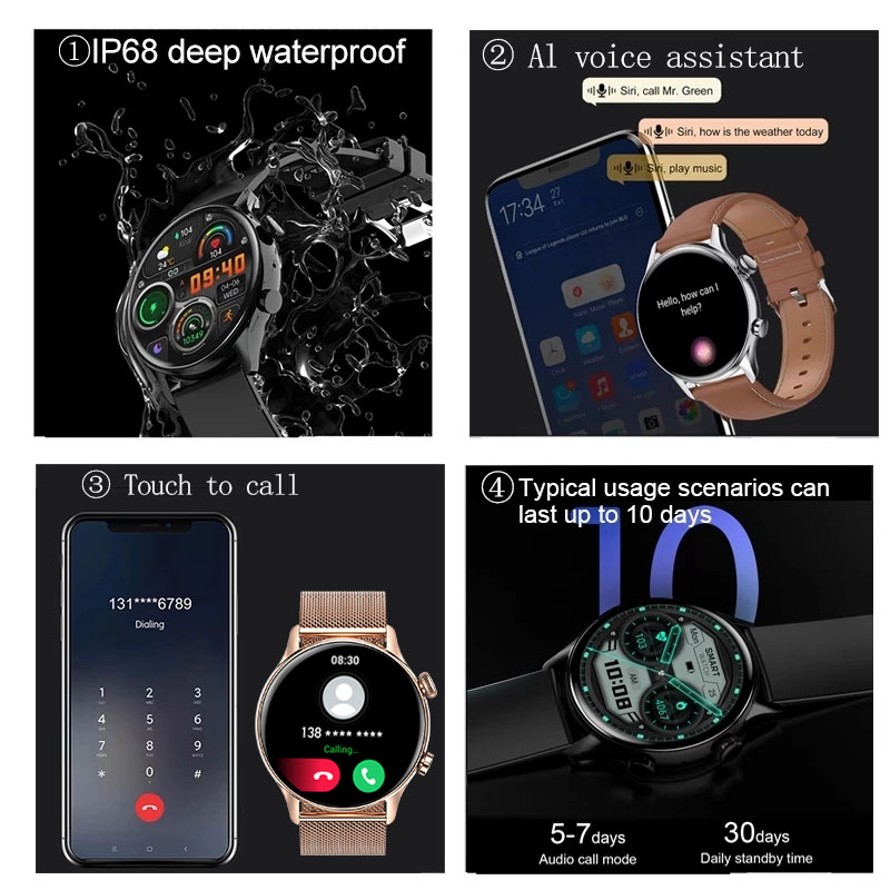 2026 New Smartwatch Women AMOL - Smartwatch Angelo Watches review and price