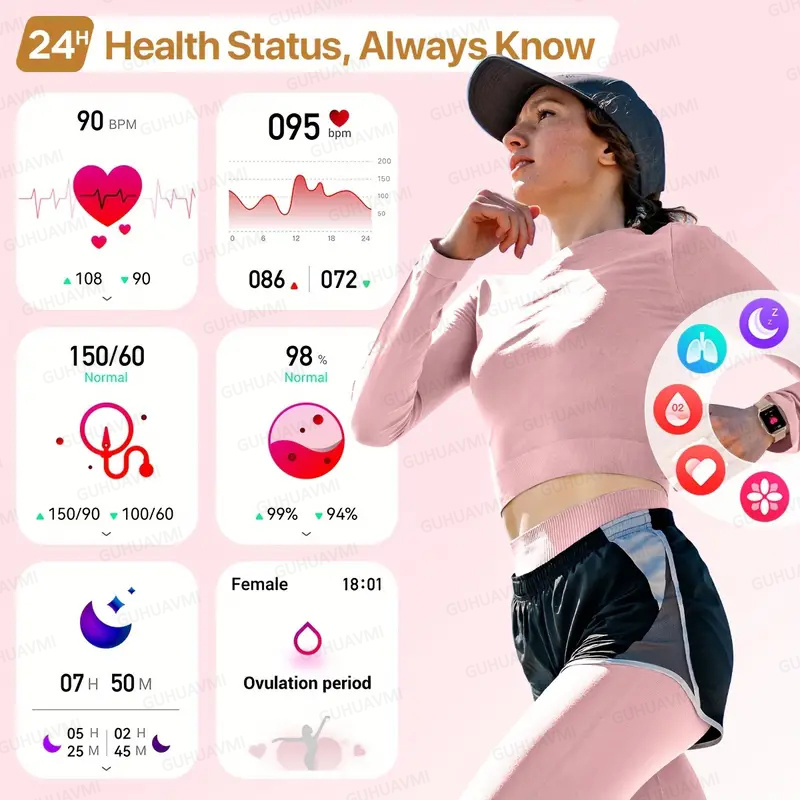 2026 New Smartwatch Women AMOL - Smartwatch Angelo Watches review and price