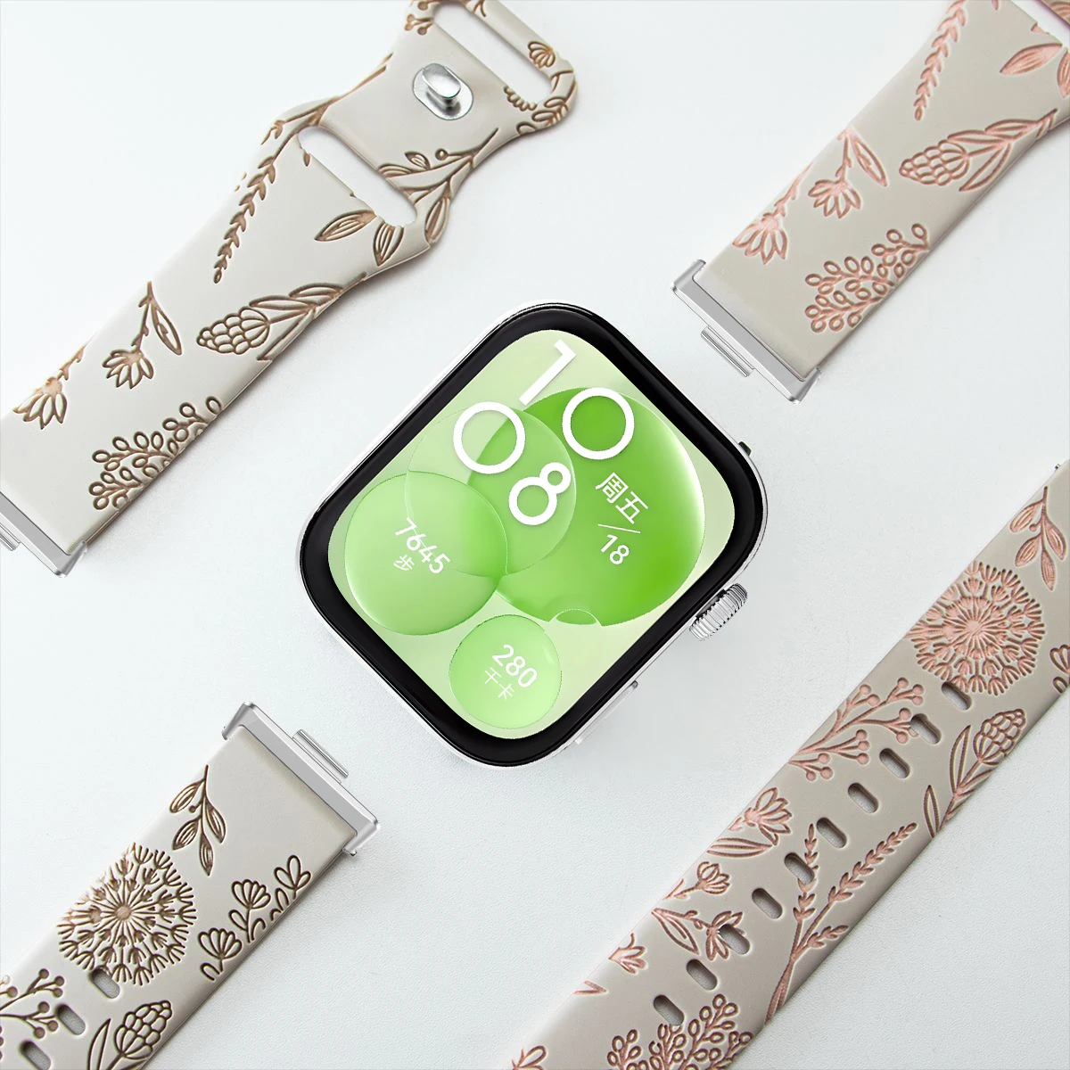 Prints Design Band For Huawei  - Huawei Smartwatch Watch Fit review and price