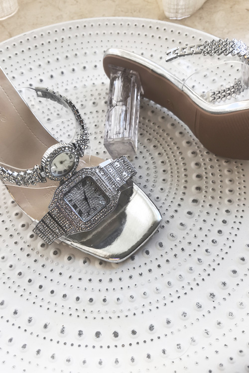 Original design Crystal watch  - Leather Watch Strap review and price