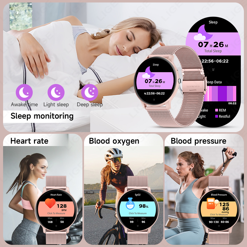 LIGE Women's SmartWatch Blood  - Smartwatch Angelo Watches review and price