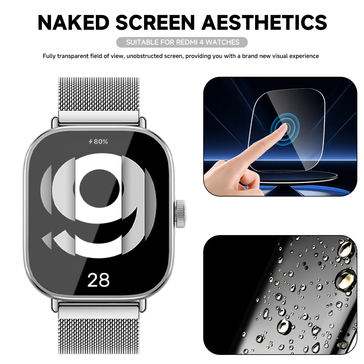 Tempered Glass for Xiaomi Redm - Smartwatch Redmi Watches review and price