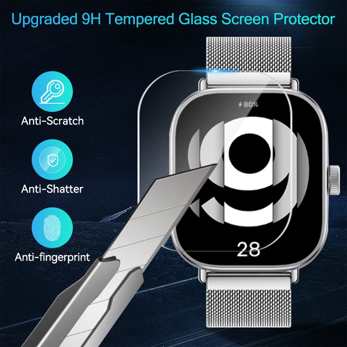 Tempered Glass for Xiaomi Redm - Smartwatch Redmi Watches review and price