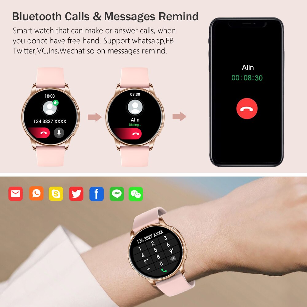MEVADEN 1.32 inch Female Fashi - Smartwatch Angelo Watches review and price
