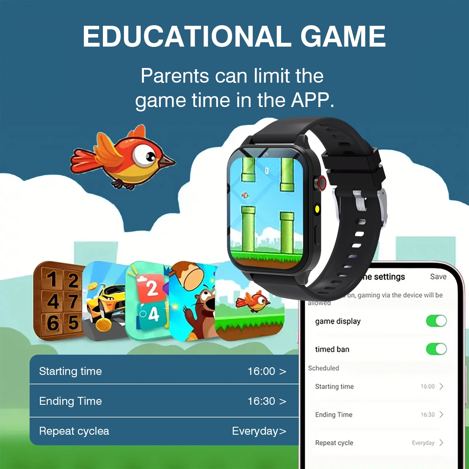 Kids′s Smart Watch 18 Games Ca - Smartwatch Digital Watches For Kids review and price